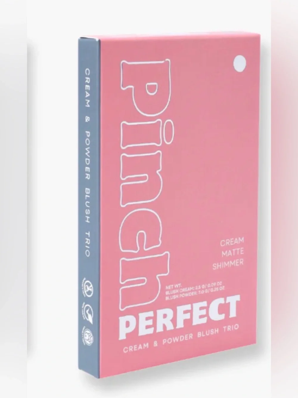 Pinch Perfect BARLEY BLUSHED Trio Blush & Lip Palette - Pink
